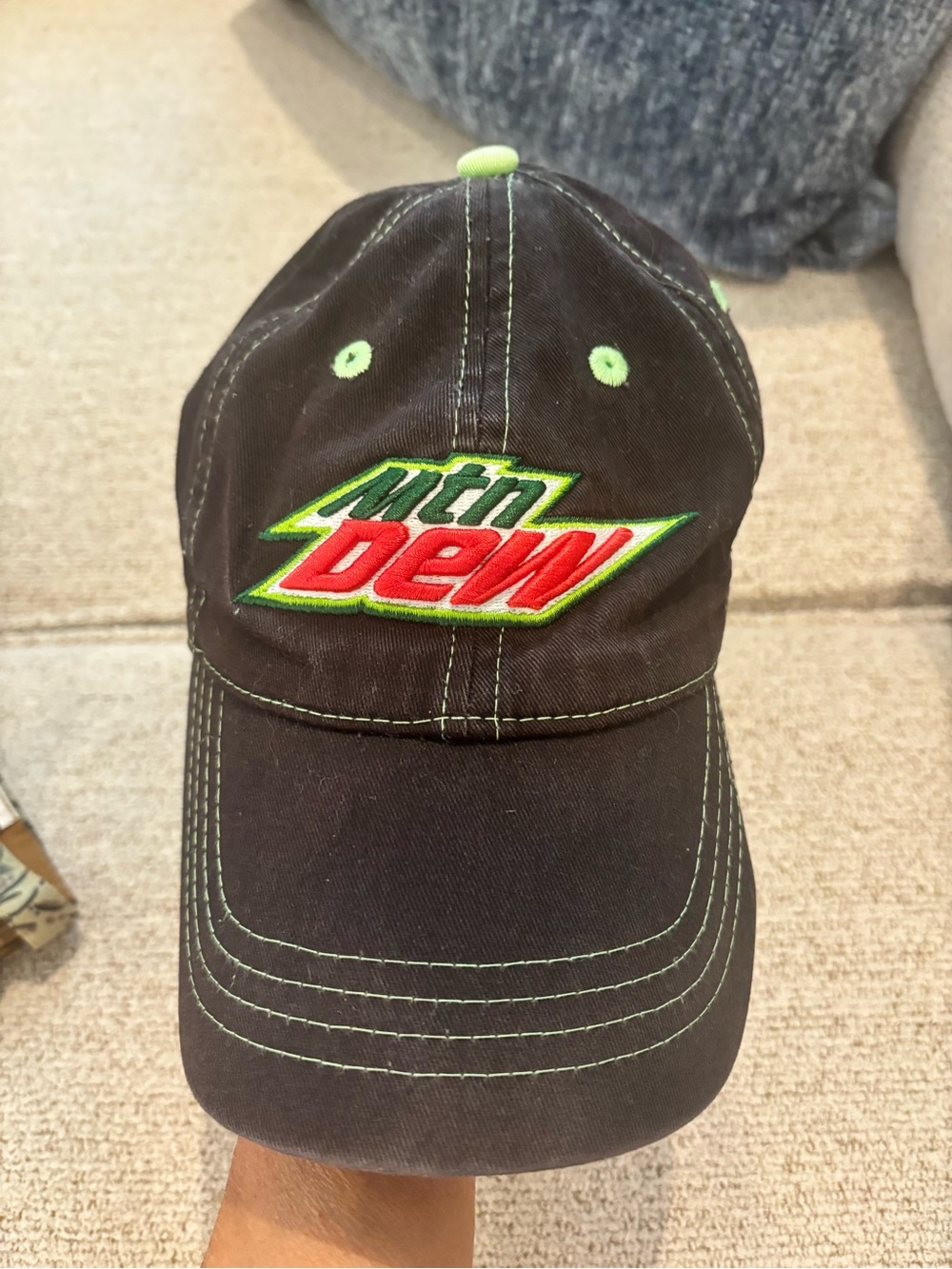 MOUNTAIN DEW Hat BASEBALL CAP Strapback Adjustable